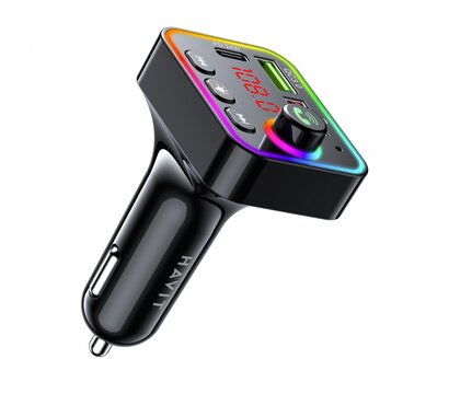 Зображення 5 FM модулятор Havit HV-FM819BT RGB Black,