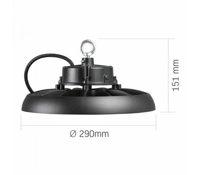 Изображение 7 Светодиодный светильник Videx 150W 5000K Black (VL-HB01-1505B)