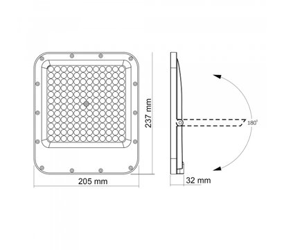 Зображення 9 LED прожектор Videx Premium F2 100W 5000K (VL-F2-1005G) на 100 W