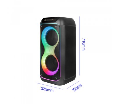 Зображення 12 Акустична система  Havit SQ149BT 100W RGB Black