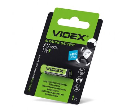 Изображение 2 Videx Alkaline A27/27A/MN27 BL 1шт