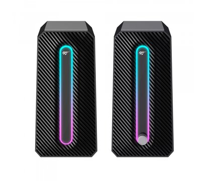 Зображення 2 Акустична система  Havit HV-SK216 USB RGB Black