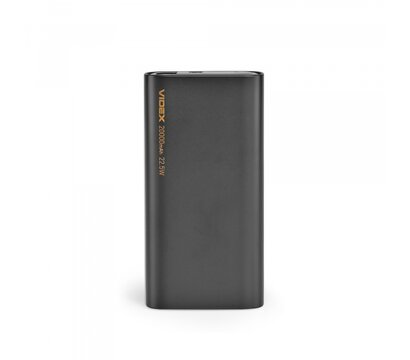 Зображення 2 Повербанк Videx VPB-320 20000mAh 22.5W Black (VPB-320-B)