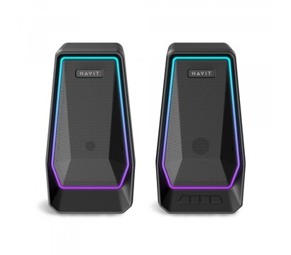 Зображення 3 Акустична система  Havit SK769BT USB 10W RGB Black