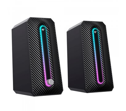Зображення 5 Акустична система  Havit HV-SK216 USB RGB Black