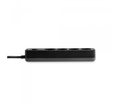 Зображення 5 Мережевий фільтр Videx Oncord з/з 4р 3м Switch Black (VF-PD43G-B) 4 розеток