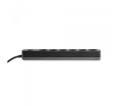 Изображение 5 Сетевой фильтр Videx Oncord с/з 6р 3м Switch Black (VF-PD63G-B) 6 розеток