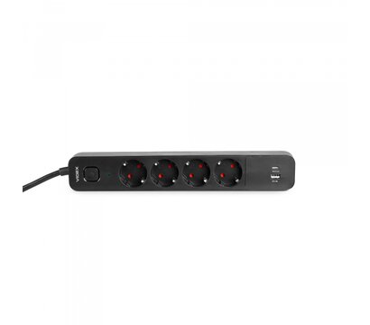 Изображение 5 Сетевой фильтр Videx Oncord с/з 4р 3м Switch Black (VF-PD43G1QC1PD-B)