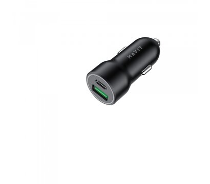 Зображення 6 Зарядний пристрій Havit HV-CC613 20W USB+USB-C Black