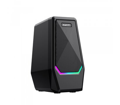 Зображення 6 Акустична система  Havit SK768 USB 10W RGB Black
