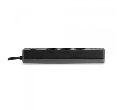 Изображение 6 Сетевой фильтр Videx Oncord с/з 3р 3м Switch Black (VF-PD33G2U1C-B) 3 розеток