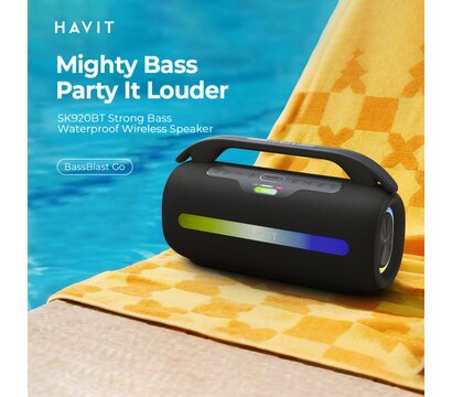 Зображення 8 Акустична система  Havit SK920BT IPX6 60W RGB Black