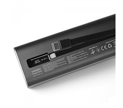Зображення 9 Повербанк Videx 20000mAh 165W PD100W (VPB-366-G)