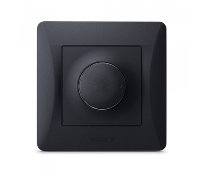Зображення 2 Регулятор освітлення Videx Binera Black (VF-BNDM600-BG)