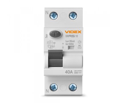 Зображення 2 Videx Resist АС 2п 30мА 10кА 40А (VF-RS10-DR2АС40)