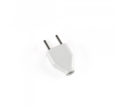 Зображення 2 Електровилка Без заземлення Titanum Standart б/з 6А White (TF-PL106-W)
