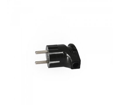 Зображення 2 Вилка електрична Titanum Standart c/з 16А Black (TF-PL216G-B) +