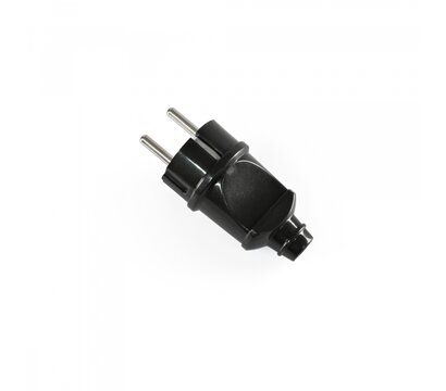 Зображення 2 Вилка електрична Titanum Standart c/з 16А Black (TF-PL116G-B)