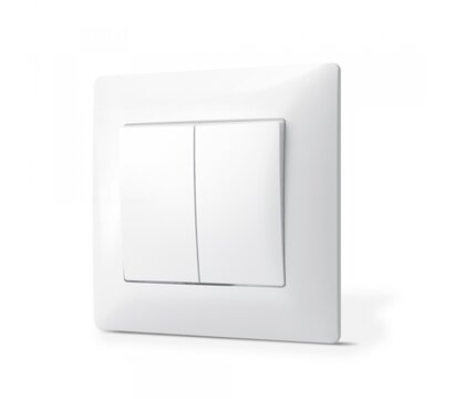 Зображення 2 Вимикач Titanum Standart White (TF-ST-SW2-W) Вбудований монтажа