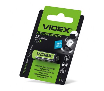 Изображение 2 Батарейка Videx А23/Е23А 1шт (24236)