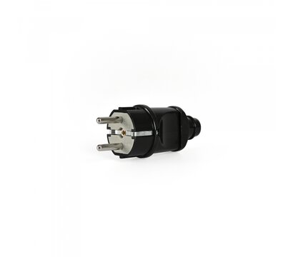 Зображення 3 Вилка електрична Titanum Standart c/з 16А Black (TF-PL116G-B)
