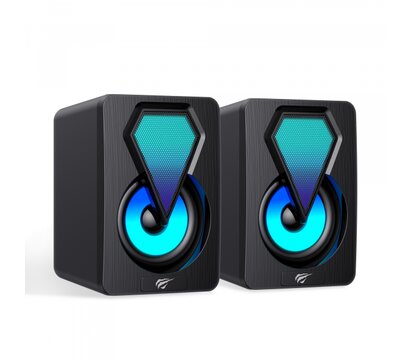 Изображение 3 Акустическая система  Havi HV-SK210 mini PRO USB 2.0 RGB Black