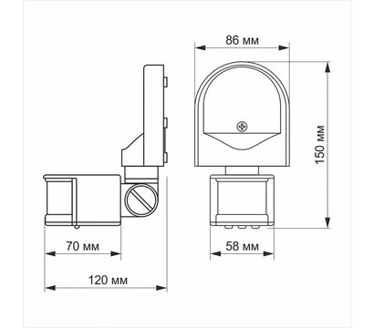 Зображення 4 Датчик світла Videx VL-SPW02W White