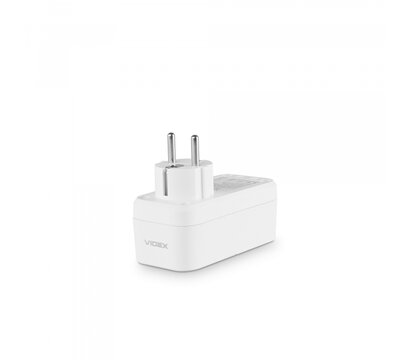 Изображение 6 Із заземленням Videx Oncord c/з 1п 2.4A 2USB+USB-C White (VF-AD1G2U1C-W)