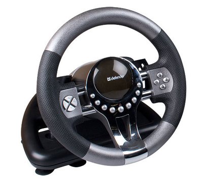 Зображення 3 Ігрове кермо Defender Forsage GTR для PC — 64367
