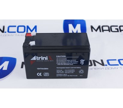 Зображення 2 Свинцево-кислотний акумулятор Trinix 7.0 Ач, 12В, Ємність (Аг): 7 А·год