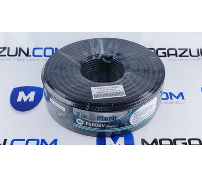 Зображення 2 Коаксіальний кабель FinMark F 660BV Black 100m, Метрів в бухті: 100м.