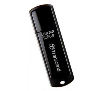 Зображення 2 USB флешка Transcend JetFlash 700 Black 128GB USB 3.0 - TS128GJF700