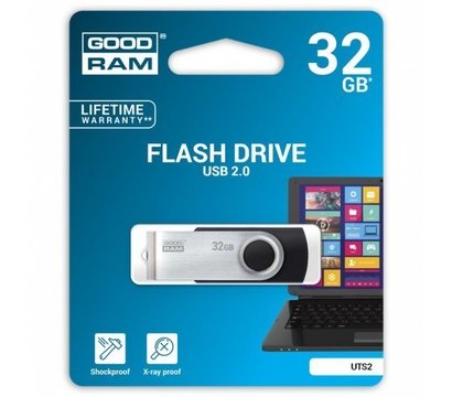 Изображение 2 USB флешка GoodRam Twister Black 32GB USB2.0 - UTS2-0320K0R11