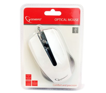 Зображення 2 Миша Gembird MUS-101-W White
