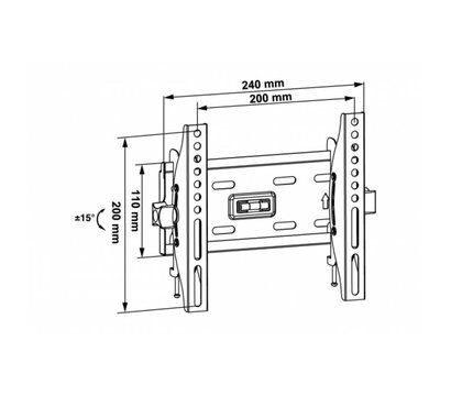 Зображення 2 Кріплення телевізора на стіну Walfix M-4B