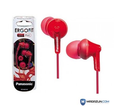 Зображення 3 Навушники Panasonic RP-HJE125E-R звичайні