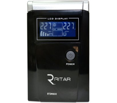Зображення 2 ДБЖ лінійно-інтерактивний Ritar RTSW-600 360VA — RTSW-600 LCD
