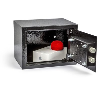 Зображення 3 Мебельний сейф Ferocon БС-17К.9005 ключовий замок