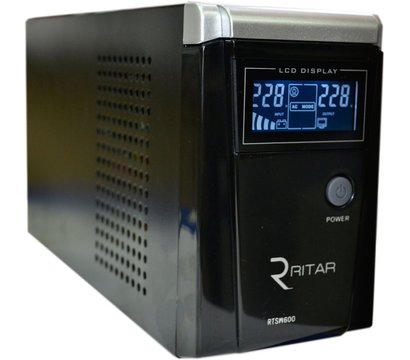 Зображення 3 ДБЖ лінійно-інтерактивний Ritar RTSW-600 360VA — RTSW-600 LCD