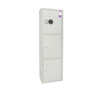 Зображення 3 Шафа-сейф Ferocon БЛ-150К2Е1.Т1.П2.7035 3 замка