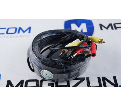 Изображение 2 Кабель с RCA разъемами Lux 2RCA+DC 15м