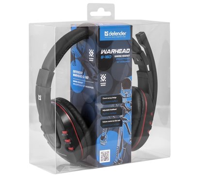 Зображення 3 Навушники Defender Warhead G-160 Black — 64113
