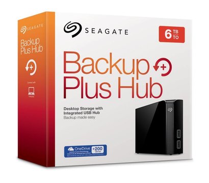 Зображення 6 Вінчестер Seagate Backup Plus Hub 6TB 3.5 USB 3.0 External Black — STEL6000200