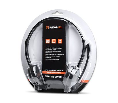 Изображение 3 Наушники REAL-EL GD-150MV Black-Grey — EL124100013