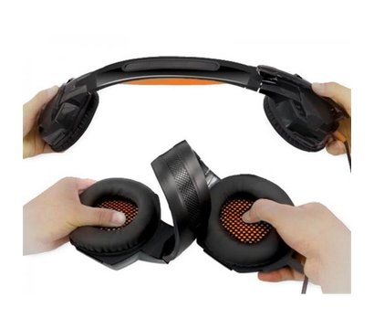 Зображення 4 Навушники REAL-EL GDX-7700 Black/Orange UAH — EL124100016 геймерські