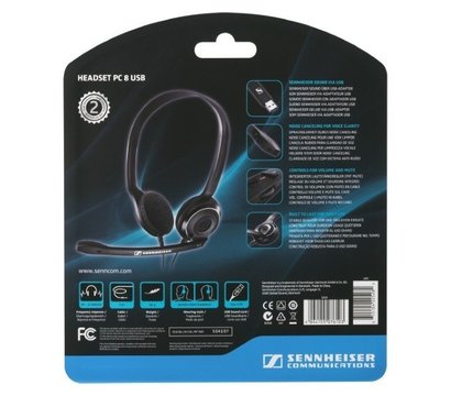 Зображення 5 Навушники Sennheiser Comm PC 8 USB — 504197 вузькоспрямований