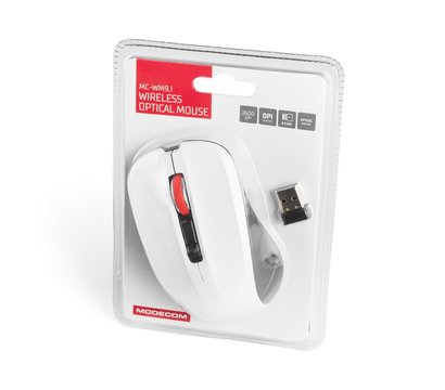 Изображение 3 Мышь Modecom MC-WM9.1 Wireless Black-White — M-MC-0WM9.1-200