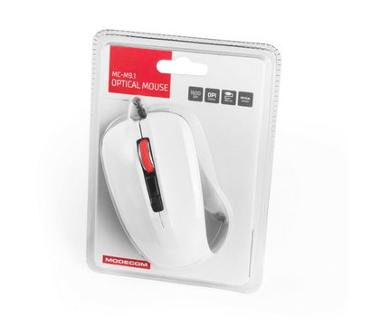Зображення 3 Миша Modecom MC-M9.1 USB Black-White — M-MC-00M9.1-200