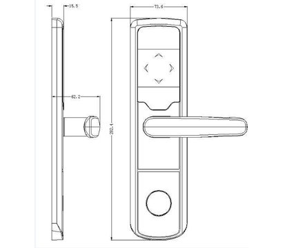 Зображення 2 замок Seven Lock SL-7731 Silver