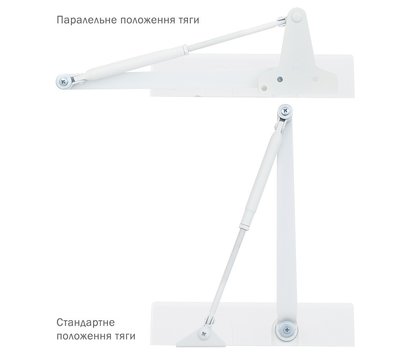 Зображення 3 Дотягувач Ryobi D-2055V BC UNIV Glossy White верхній, Колір корпусу: глянсовий білий
